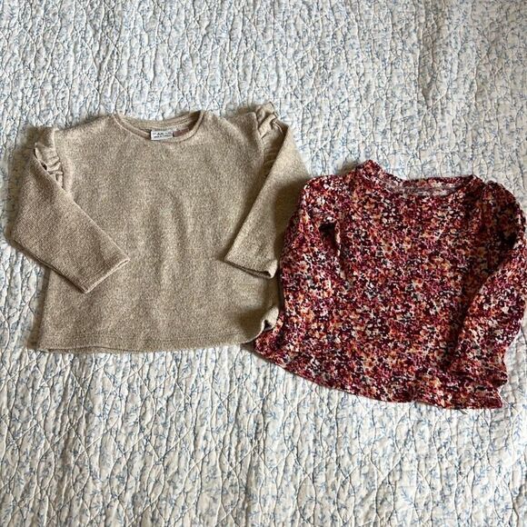 Zara/old navy long sleeve bundle 12 months - Picture 1 of 8
